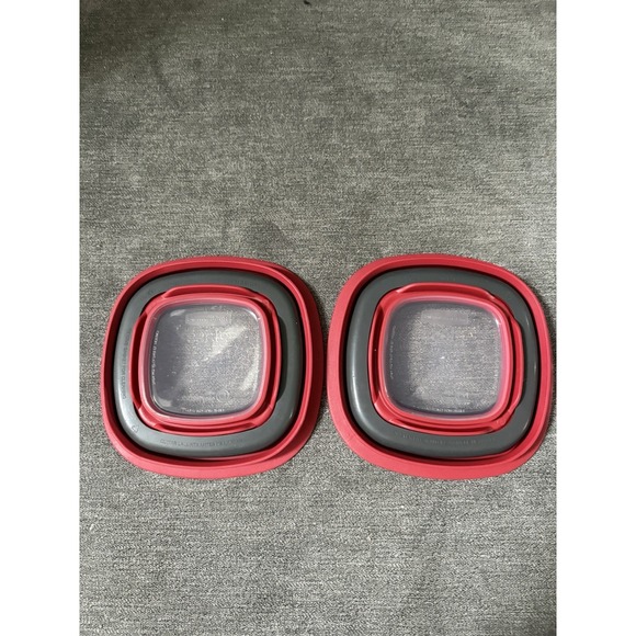 Replacement Rubbermaid Glass Container Lids 7N764 Excellent Condition 2 - Picture 2 of 5